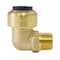 Apollo 1/2 in. Brass Push-To-Connect x 3/8 in. Male Pipe Thread 90-Degree Elbow FSBME1238 - alternate 1